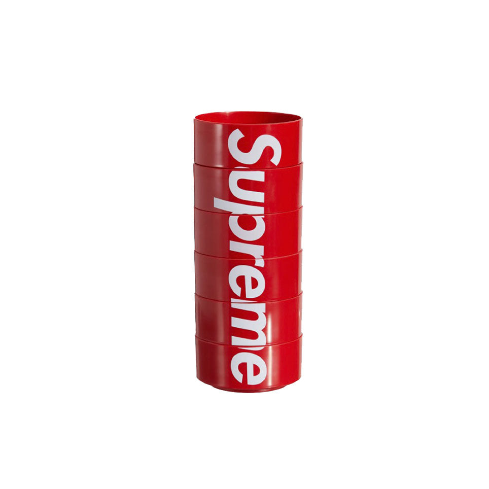 Supreme Heller Red Bowls (Set of 6)