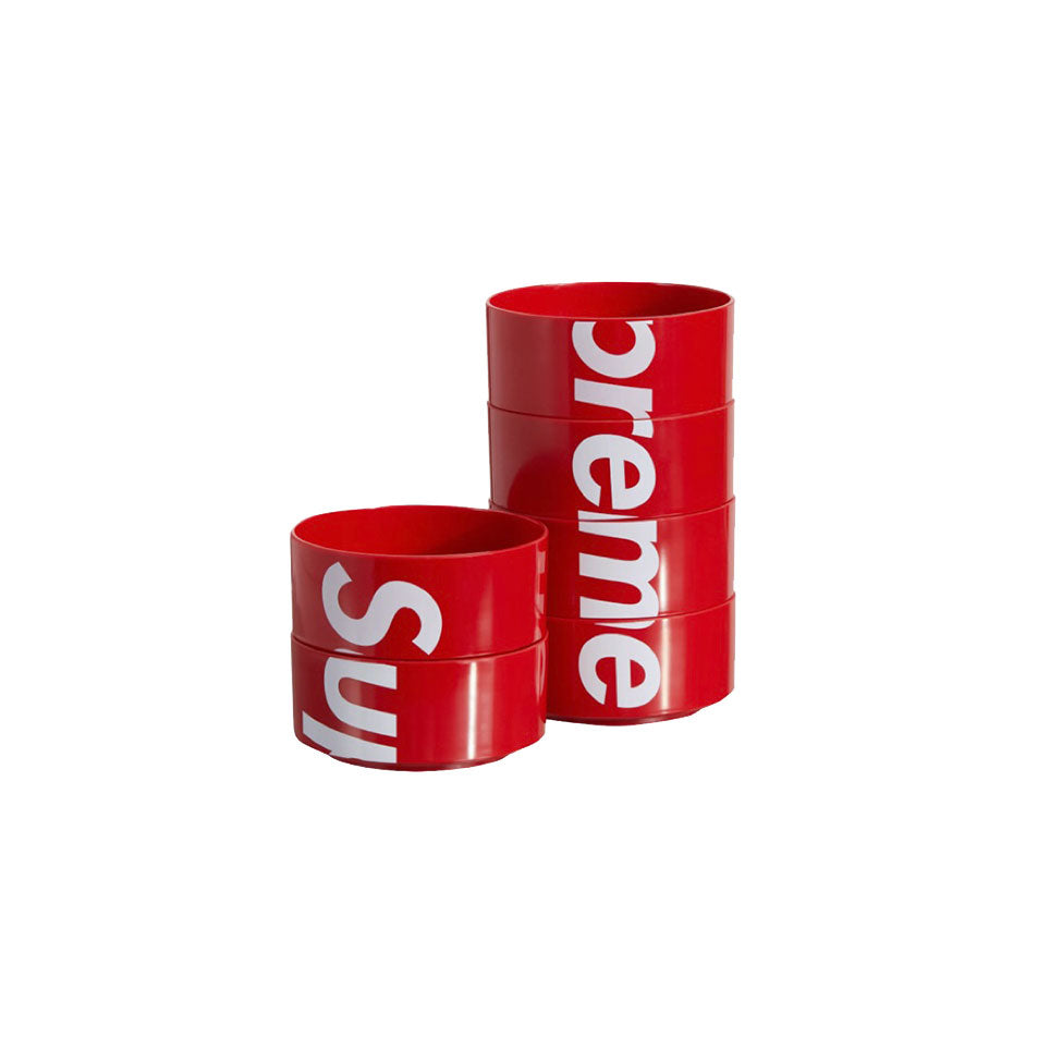 Supreme Heller Red Bowls (Set of 6)